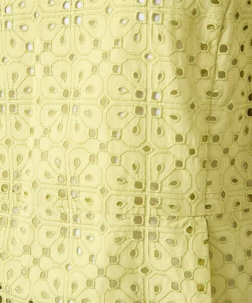 HIROKO BIS / ヒロコビス シャツ・ブラウス | アイレット刺繍タックヘムブラウス | 詳細9