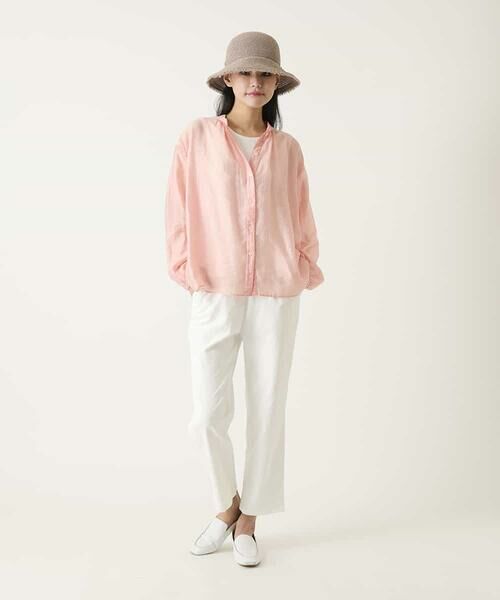 HIROKO BIS / ヒロコビス シャツ・ブラウス | コードストライプシアーブラウス | 詳細11