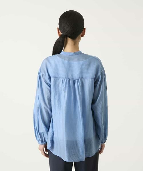 HIROKO BIS / ヒロコビス シャツ・ブラウス | コードストライプシアーブラウス | 詳細2