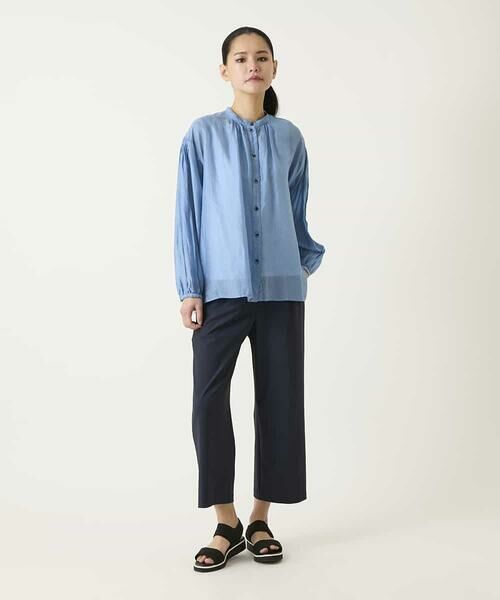 HIROKO BIS / ヒロコビス シャツ・ブラウス | コードストライプシアーブラウス | 詳細9