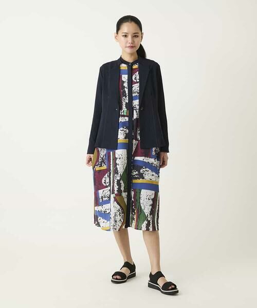 HIROKO BIS / ヒロコビス ロング・マキシ丈ワンピース | アートパネルデザインプリントワンピース | 詳細14