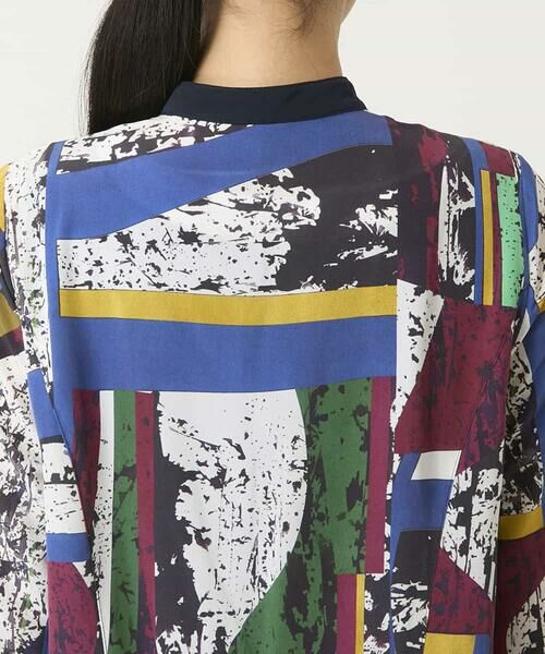 HIROKO BIS / ヒロコビス ロング・マキシ丈ワンピース | アートパネルデザインプリントワンピース | 詳細4