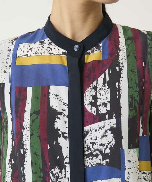 HIROKO BIS / ヒロコビス ロング・マキシ丈ワンピース | アートパネルデザインプリントワンピース | 詳細5