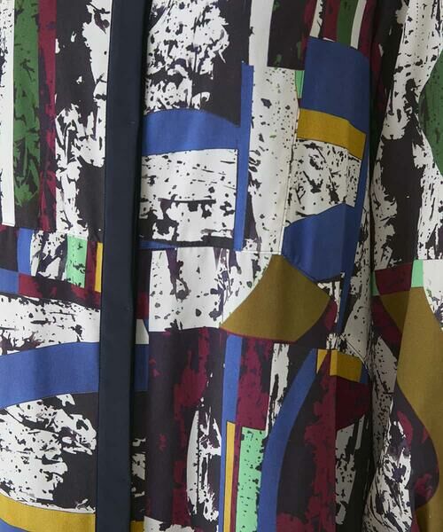 HIROKO BIS / ヒロコビス ロング・マキシ丈ワンピース | アートパネルデザインプリントワンピース | 詳細9