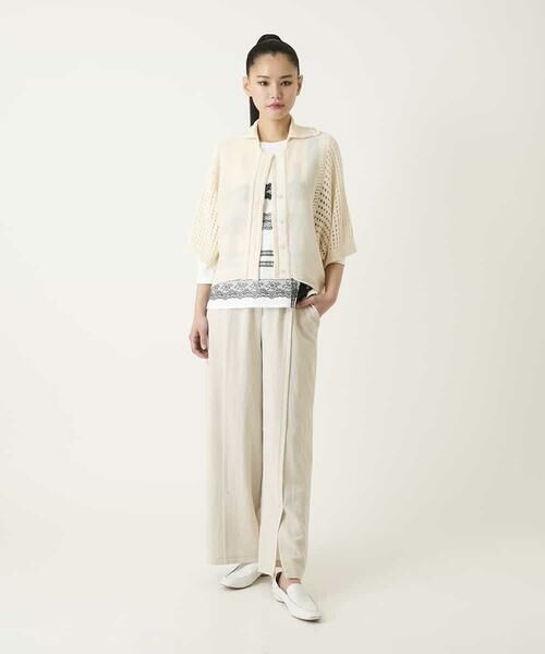 HIROKO BIS / ヒロコビス カーディガン・ボレロ | ざっくりメッシュニットカーディガン | 詳細11