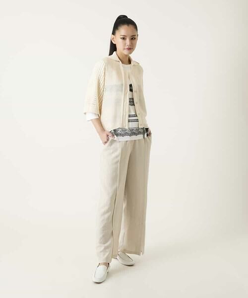 HIROKO BIS / ヒロコビス カーディガン・ボレロ | ざっくりメッシュニットカーディガン | 詳細12