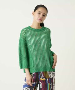 HIROKO BIS / ヒロコビス ニット・セーター | ざっくりメッシュニットプルオーバー