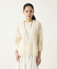 HIROKO BIS / ヒロコビス ニット・セーター | ざっくりメッシュニットプルオーバー