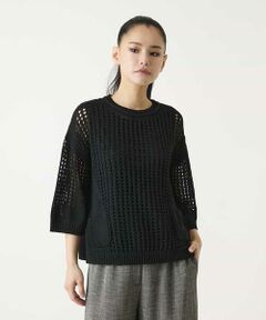 HIROKO BIS / ヒロコビス ニット・セーター | ざっくりメッシュニットプルオーバー