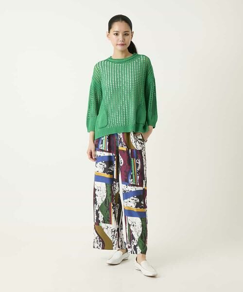 HIROKO BIS / ヒロコビス ニット・セーター | ざっくりメッシュニットプルオーバー | 詳細14