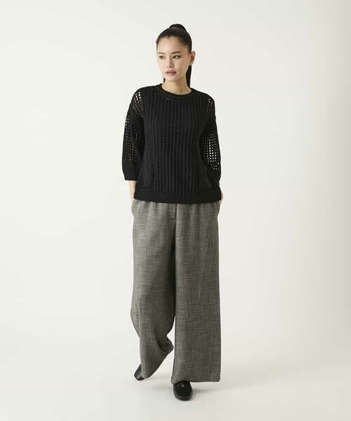 HIROKO BIS / ヒロコビス ニット・セーター | ざっくりメッシュニットプルオーバー | 詳細18