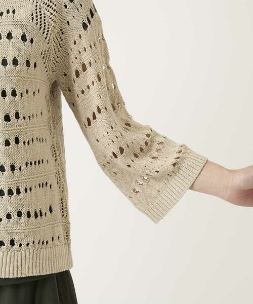 HIROKO BIS / ヒロコビス カーディガン・ボレロ | ラメニットジップカーディガン | 詳細6