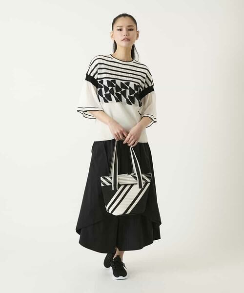 HIROKO BIS / ヒロコビス ニット・セーター | フクレジャカードデザインニットプルオーバー | 詳細9