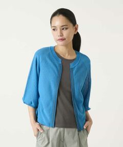 HIROKO BIS / ヒロコビス カーディガン・ボレロ | リブポイントコンパクトニットカーディガン