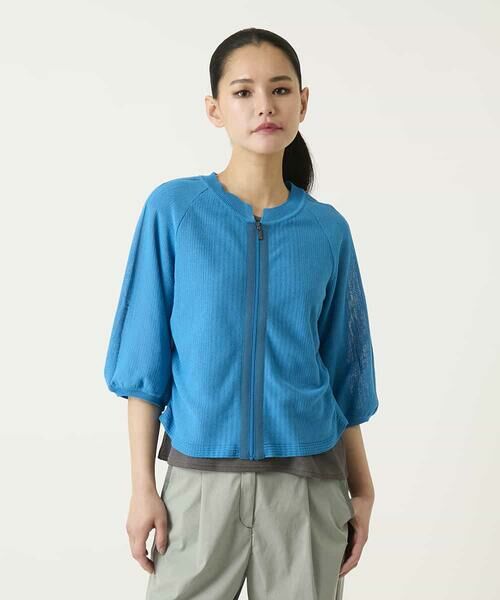HIROKO BIS / ヒロコビス カーディガン・ボレロ | リブポイントコンパクトニットカーディガン | 詳細11