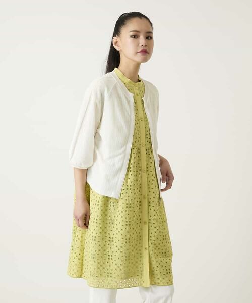 HIROKO BIS / ヒロコビス カーディガン・ボレロ | リブポイントコンパクトニットカーディガン | 詳細19