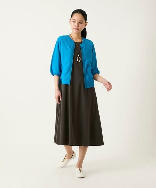 HIROKO BIS / ヒロコビス カーディガン・ボレロ | リブポイントコンパクトニットカーディガン /洗える | 詳細24
