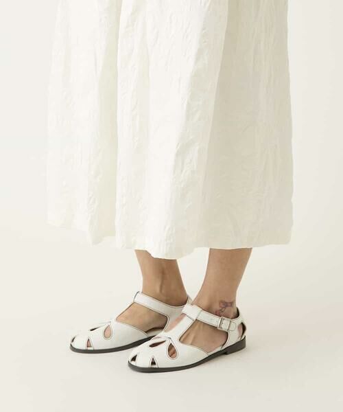 HIROKO BIS / ヒロコビス ロング・マキシ丈スカート | ボタニカルモチーフロング丈スカート | 詳細5