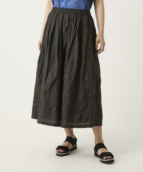 HIROKO BIS / ヒロコビス ロング・マキシ丈スカート | ボタニカルモチーフロング丈スカート | 詳細8