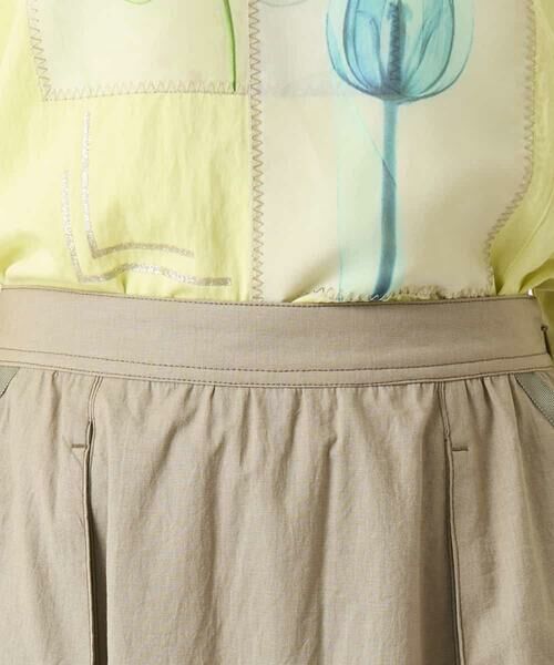 HIROKO BIS / ヒロコビス ロング・マキシ丈スカート | リネンライクアウトポケットフレアスカート | 詳細3