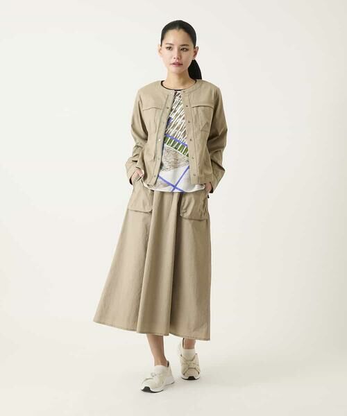 HIROKO BIS / ヒロコビス ノーカラージャケット | リネンライクショートジャケット | 詳細18