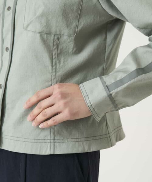 HIROKO BIS / ヒロコビス ノーカラージャケット | リネンライクショートジャケット | 詳細7