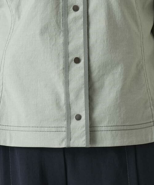 HIROKO BIS / ヒロコビス ノーカラージャケット | リネンライクショートジャケット | 詳細9