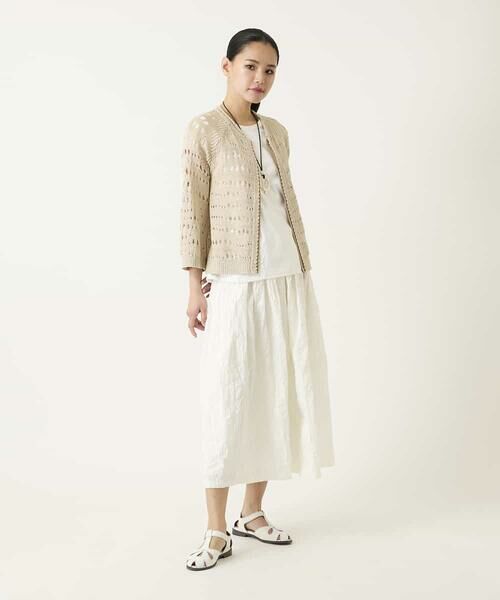 HIROKO BIS / ヒロコビス カットソー | サイドレースフレンチスリーブカットソー | 詳細15