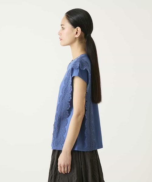 HIROKO BIS / ヒロコビス カットソー | サイドレースフレンチスリーブカットソー | 詳細2
