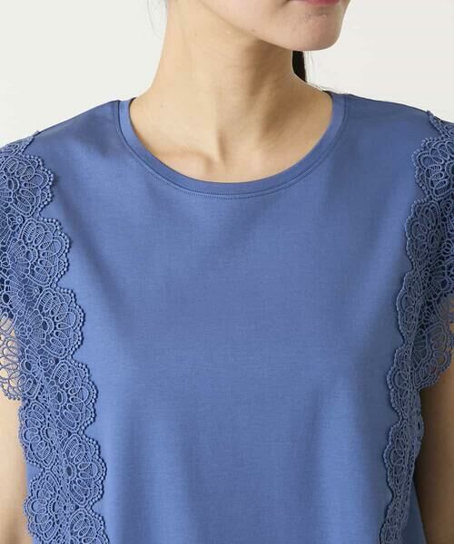 HIROKO BIS / ヒロコビス カットソー | サイドレースフレンチスリーブカットソー | 詳細4