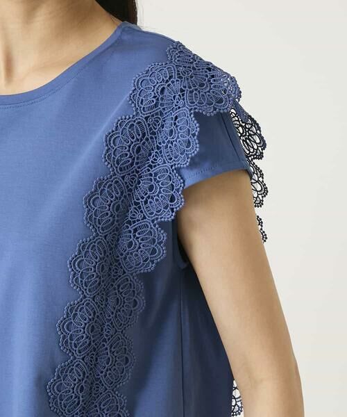 HIROKO BIS / ヒロコビス カットソー | サイドレースフレンチスリーブカットソー | 詳細6