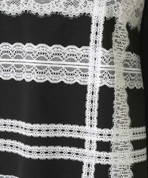HIROKO BIS / ヒロコビス カットソー | レーステープデザインコットンカットソー | 詳細8
