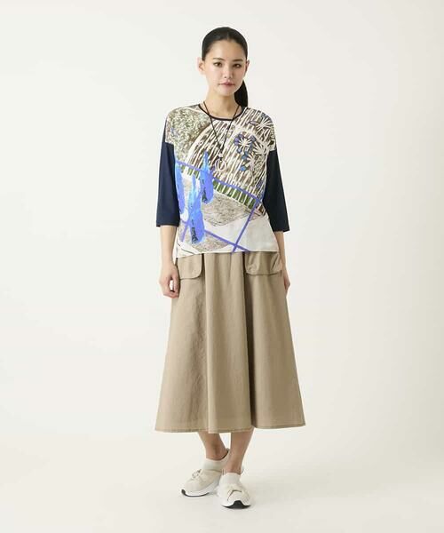 HIROKO BIS / ヒロコビス カットソー | グラフィカルプリントプルオーバー | 詳細11