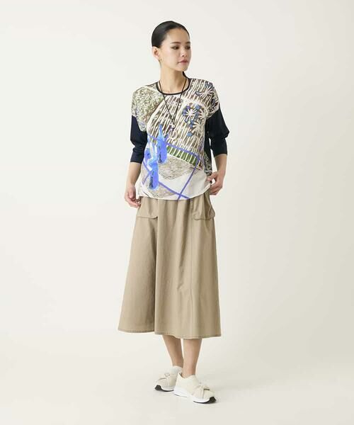 HIROKO BIS / ヒロコビス カットソー | グラフィカルプリントプルオーバー | 詳細12