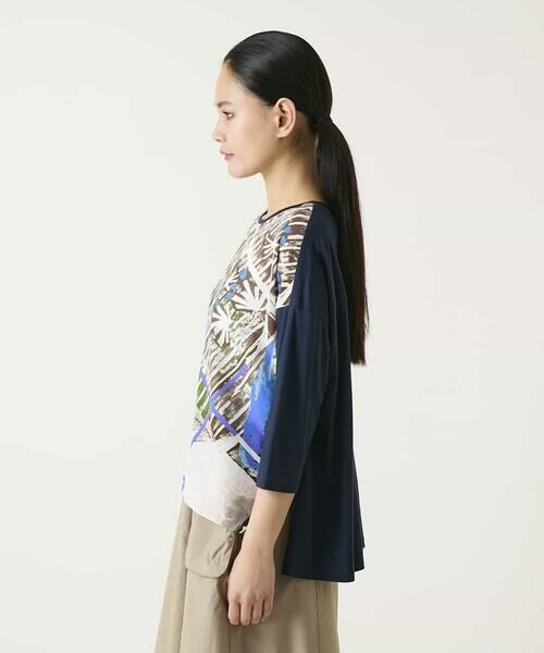 HIROKO BIS / ヒロコビス カットソー | グラフィカルプリントプルオーバー | 詳細2