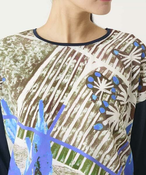 HIROKO BIS / ヒロコビス カットソー | グラフィカルプリントプルオーバー | 詳細4