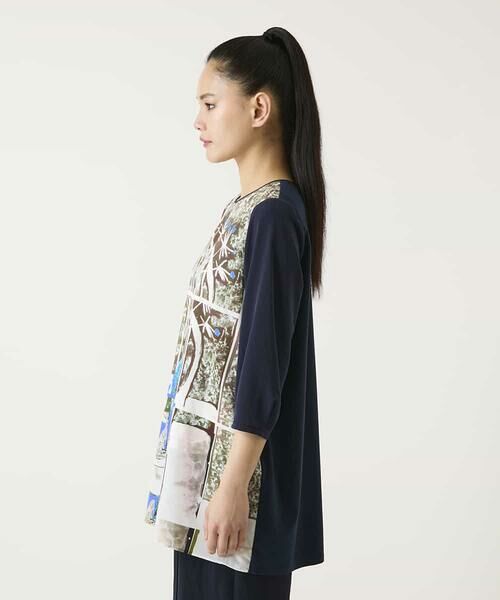 HIROKO BIS / ヒロコビス チュニック | グラフィカルプリントチュニックプルオーバー | 詳細1