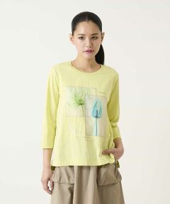 HIROKO BIS / ヒロコビス カットソー | 異素材ジョイントコラージュデザインカットソー