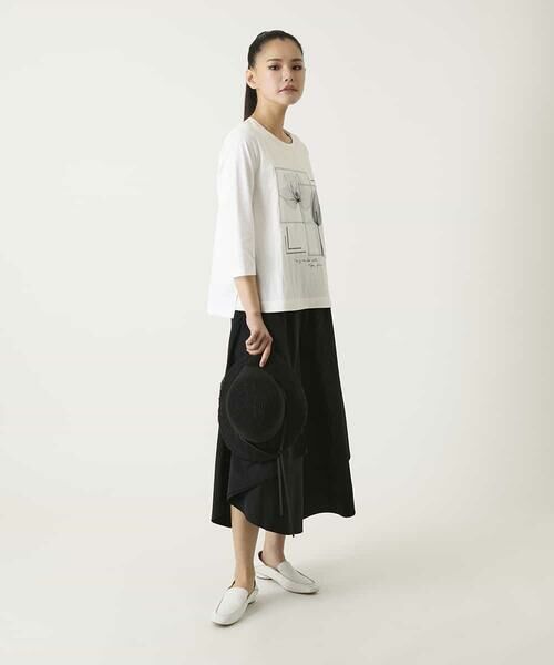 HIROKO BIS / ヒロコビス カットソー | 異素材ジョイントコラージュデザインカットソー | 詳細19