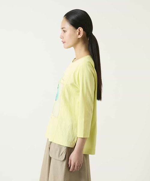 HIROKO BIS / ヒロコビス カットソー | 異素材ジョイントコラージュデザインカットソー | 詳細2