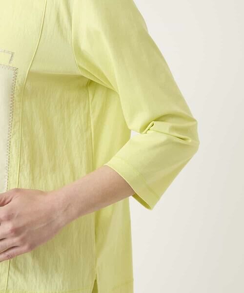 HIROKO BIS / ヒロコビス カットソー | 異素材ジョイントコラージュデザインカットソー | 詳細6