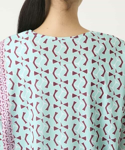 HIROKO BIS / ヒロコビス カットソー | 幾何デザインボックスシルエットブラウス | 詳細5