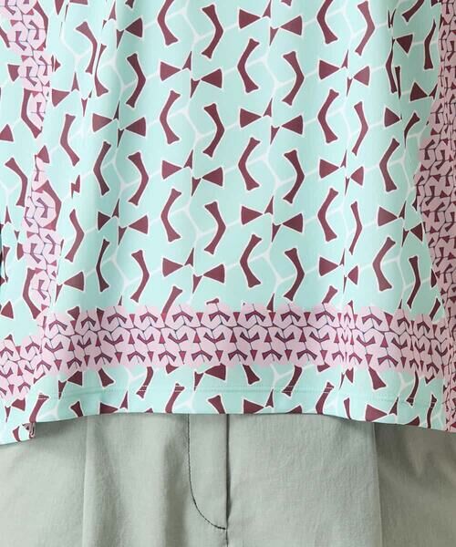 HIROKO BIS / ヒロコビス カットソー | 幾何デザインボックスシルエットブラウス | 詳細7