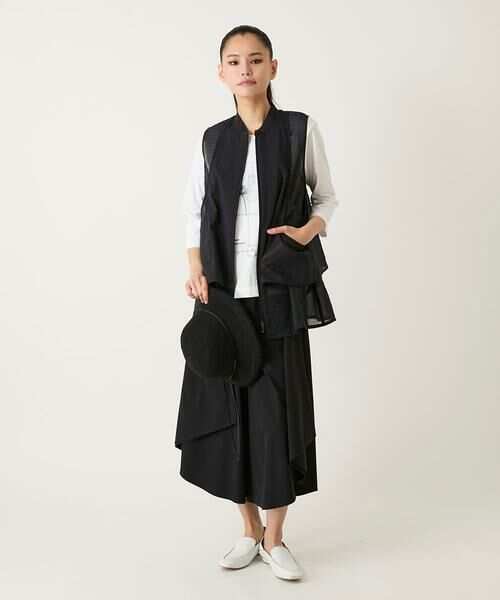 HIROKO BIS / ヒロコビス その他パンツ | サークルヘムドレープフレアパンツ /洗える | 詳細20