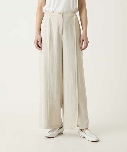 HIROKO BIS / ヒロコビス その他パンツ | センタータックスリットデザインパンツ | 詳細9