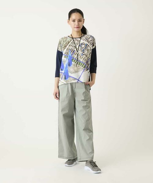 HIROKO BIS / ヒロコビス その他パンツ | リネンライクイージーワイドパンツ | 詳細11