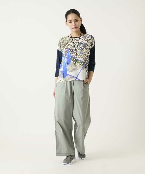 HIROKO BIS / ヒロコビス その他パンツ | リネンライクイージーワイドパンツ | 詳細13
