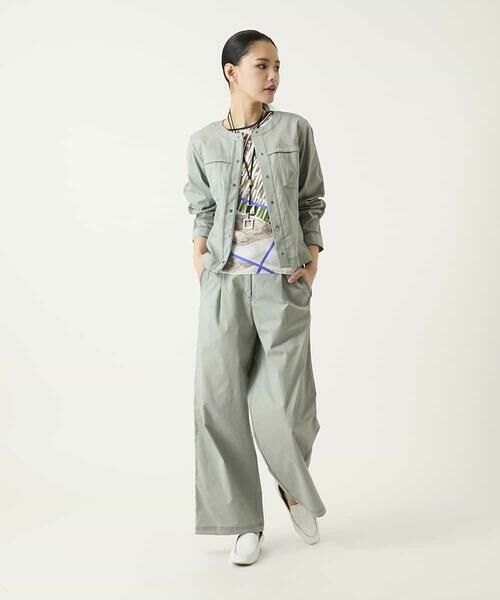 HIROKO BIS / ヒロコビス その他パンツ | リネンライクイージーワイドパンツ | 詳細15