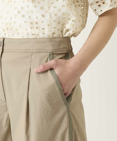 HIROKO BIS / ヒロコビス その他パンツ | リネンライクイージーワイドパンツ | 詳細6