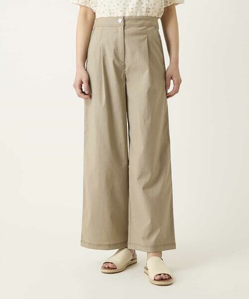 HIROKO BIS / ヒロコビス その他パンツ | リネンライクイージーワイドパンツ | 詳細9